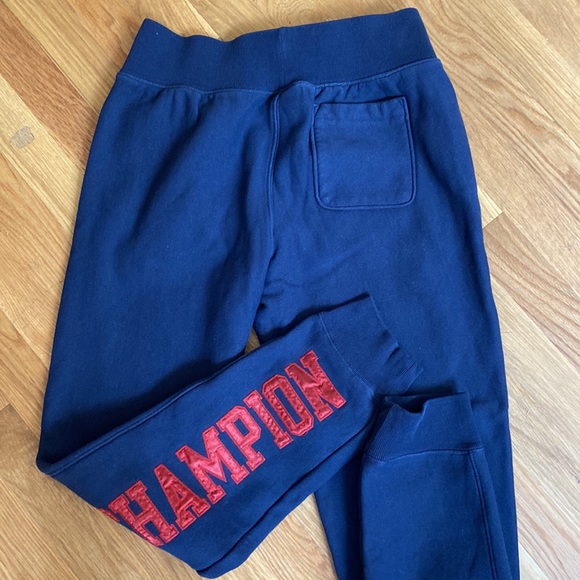 CHAMPION Navy Sweatpants - Picture 6 of 9